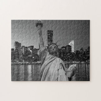 Puzzle Statue de la Liberté des gratte-ciels de Manhattan