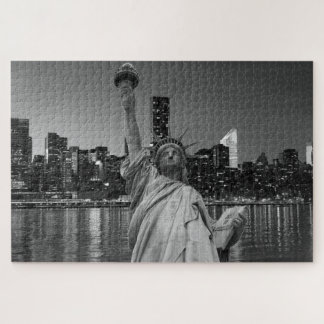 Puzzle Statue de la Liberté des gratte-ciels de Manhattan