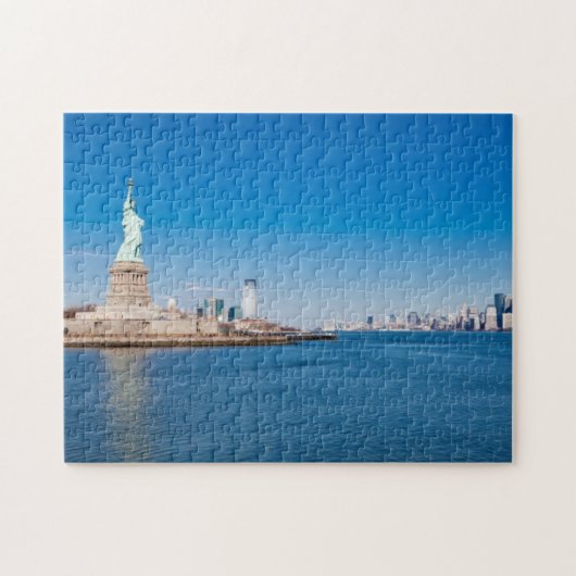Puzzle Statue de la liberté, du fleuve Hudson et de (Horizontal)
