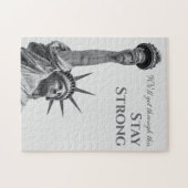 Puzzle Statue de la Liberté Motivationnelle NY Restez for (Horizontal)