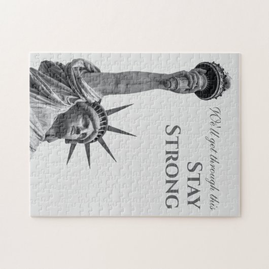 Puzzle Statue de la Liberté Motivationnelle NY Restez for (Horizontal)