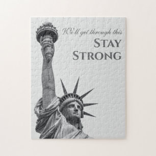 Puzzle Statue de la Liberté Motivationnelle NY Restez for
