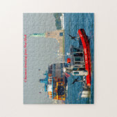 Puzzle Statue de la Liberté New York.Salutations de Noël (Vertical)