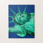 Puzzle Statue de la Liberté New York.Salutations de Noël (Vertical)