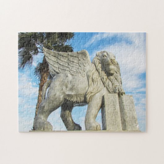 Puzzle Statue de lion ailé de Larnaca. (Horizontal)