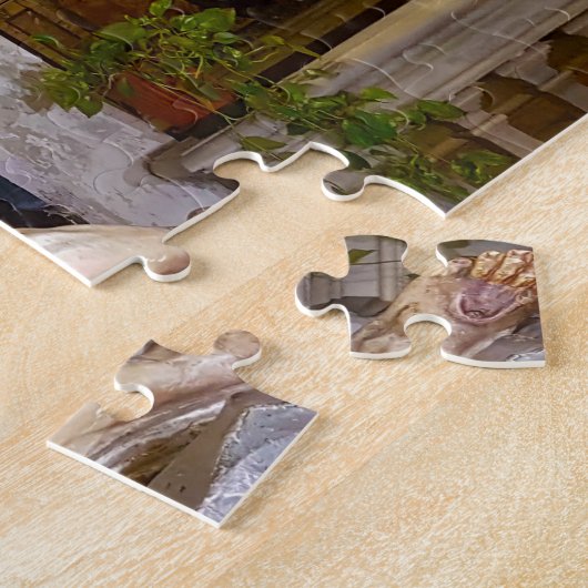 Puzzle Statue de Notre-Dame. (Côté)