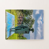 Puzzle Statue de pèlerin (Horizontal)