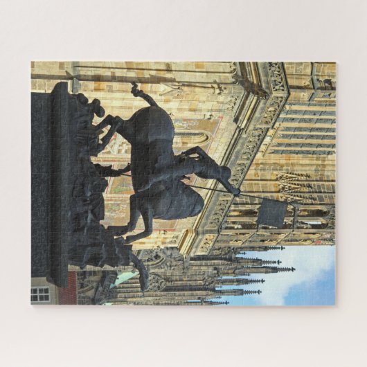 Puzzle Statue de Prague 520-pc (Horizontal)