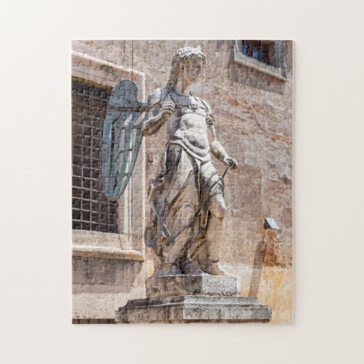 Puzzle Statue de San Michele dans le Château Sant'Angelo (Vertical)