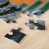 Puzzle Statue de taureaux Nandi Park Inde. (Côté)