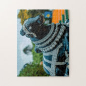 Puzzle Statue de taureaux Nandi Park Inde. (Vertical)