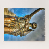 Puzzle Statue des droits des femmes Wisconsin.voeux de No (Horizontal)