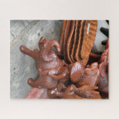 Puzzle Statue en bois de Bull Heritage (Horizontal)