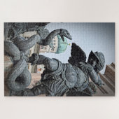Puzzle Statue guerrière à Munich - 20x30 - 1014 pcs (Horizontal)