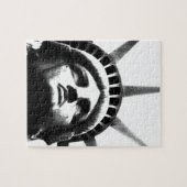 Puzzle Statue noire et blanche de la Liberté (Horizontal)