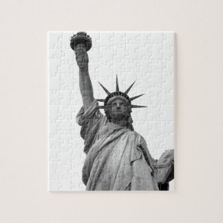 Puzzle Statue noire et blanche de la Liberté