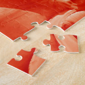 Puzzle Statue rouge de la Liberté (Côté)