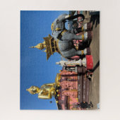 Puzzle Statues le long du fleuve Mékong Thaïlande (Vertical)