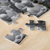 Puzzle statues lignes bouddha (Côté)