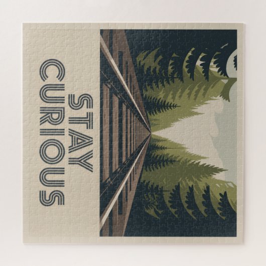 Puzzle Stay Curious (Horizontal)