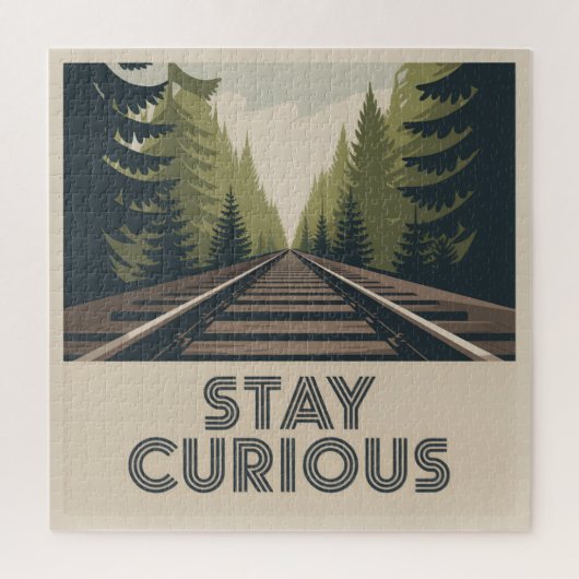 Puzzle Stay Curious (Vertical)