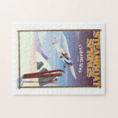 Puzzle Steamboat Springs colorado affiche de voyage vinta (Horizontal)