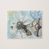 Puzzle steampunk balloon (Horizontal)