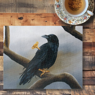 Puzzle Steampunk Black Raven