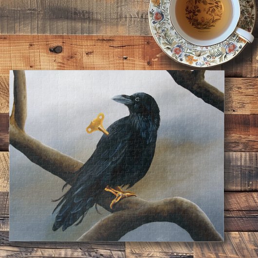 Puzzle Steampunk Black Raven
