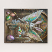 Puzzle Steampunk Bunny de Pâques Ange Chevalier (Horizontal)