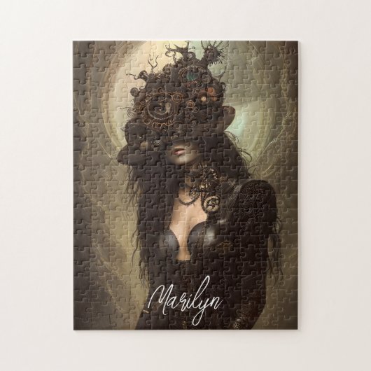 Puzzle Steampunk Cachez Vos Yeux Œuvre Originale (Vertical)