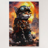 Puzzle Steampunk Cat II (Vertical)