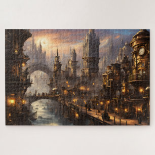 Puzzle Steampunk City à Twilight