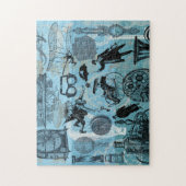 Puzzle Steampunk Collage Temps Voyageur (Vertical)
