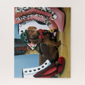 Puzzle Steampunk Dachshund (Vertical)