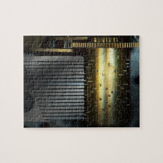 Puzzle Steampunk - Engrenages - Machine à Musique (Horizontal)