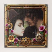 Puzzle Steampunk Gothic Romantic Photo Personalized (Vertical)