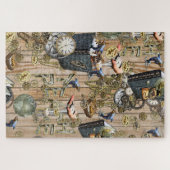 Puzzle Steampunk Graphic Element Collections sur bois (Horizontal)