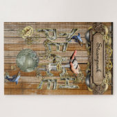 Puzzle Steampunk Graphic Element Collections sur bois (Horizontal)