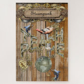 Puzzle Steampunk Graphic Element Collections sur bois (Vertical)