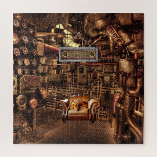 Puzzle Steampunk~Grotte de l'homme~Gages~Mètres~Pipes~ (Vertical)