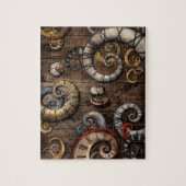 Puzzle Steampunk - horloge - machine de temps (Vertical)