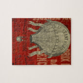 Puzzle Steampunk Hot Air Ballon Ride Polices graphiques e (Horizontal)