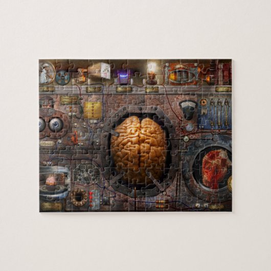 Puzzle Steampunk - Information overload (Horizontal)