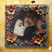 Puzzle Steampunk Romantic Photo Personalized