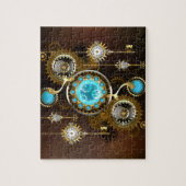 Puzzle Steampunk Rusty Background (Vertical)