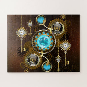 Puzzle Steampunk Rusty Background