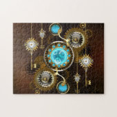 Puzzle Steampunk Rusty Background (Horizontal)