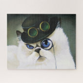 Puzzle Steampunk Siamese Persian Chat (Horizontal)