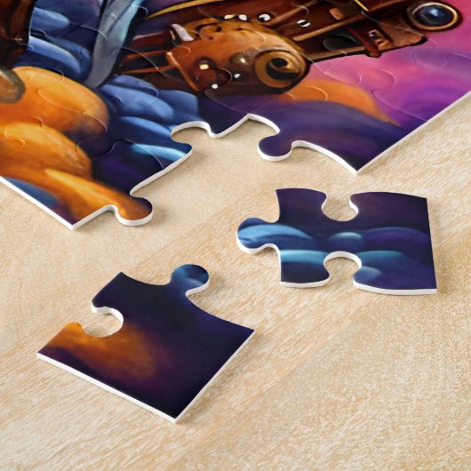 Puzzle Steampunk Space Chat I (Côté)